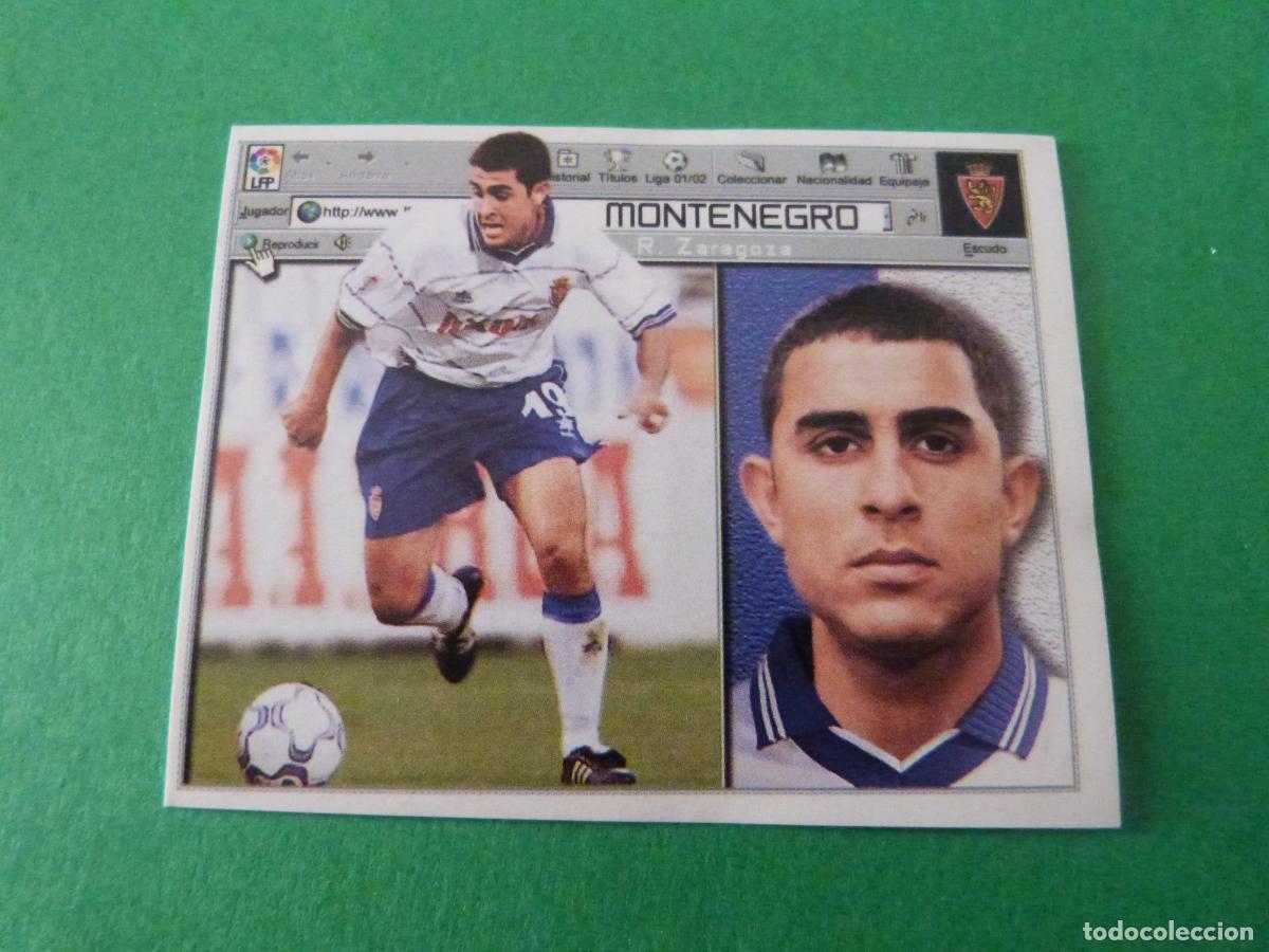 Football Stickers: CROMO FUTBOL MONTENEGRO REAL ZARAGOZA SIN PEGAR LIGA ESTE 2001-2002/01-02