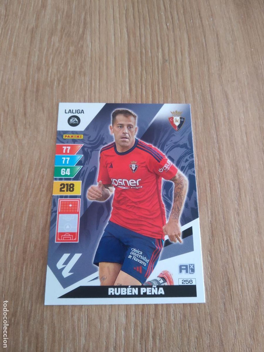 Cromos de F&uacute;tbol: 256 RUBEN PE&Ntilde;A OSASUNA CROMO FUTBOL PANINI LIGA 23-24 ADRENALYN 2023-2024