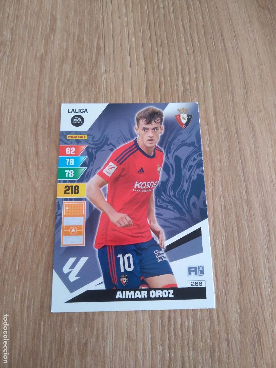 Cromos de Futebol: 266 AIMAR OROZ OSASUNA CROMO FUTBOL PANINI LIGA 23-24 ADRENALYN 2023-2024