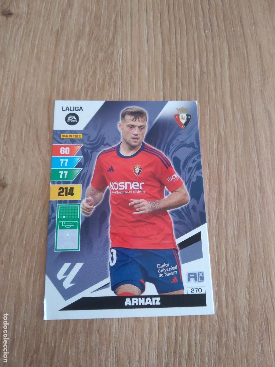 Cromos de Futebol: 270 ARNAIZ OSASUNA CROMO FUTBOL PANINI LIGA 23-24 ADRENALYN 2023-2024