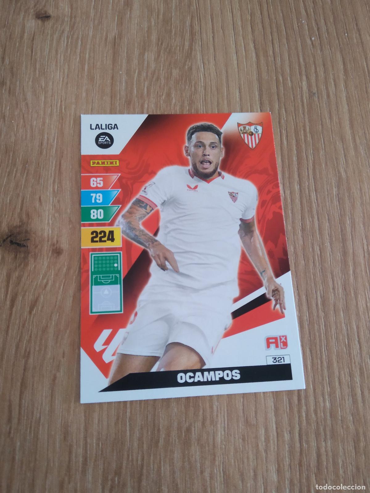 Cromos de F&uacute;tbol: 321 OCAMPOS SEVILLA CROMO FUTBOL PANINI LIGA 23-24 ADRENALYN 2023-2024