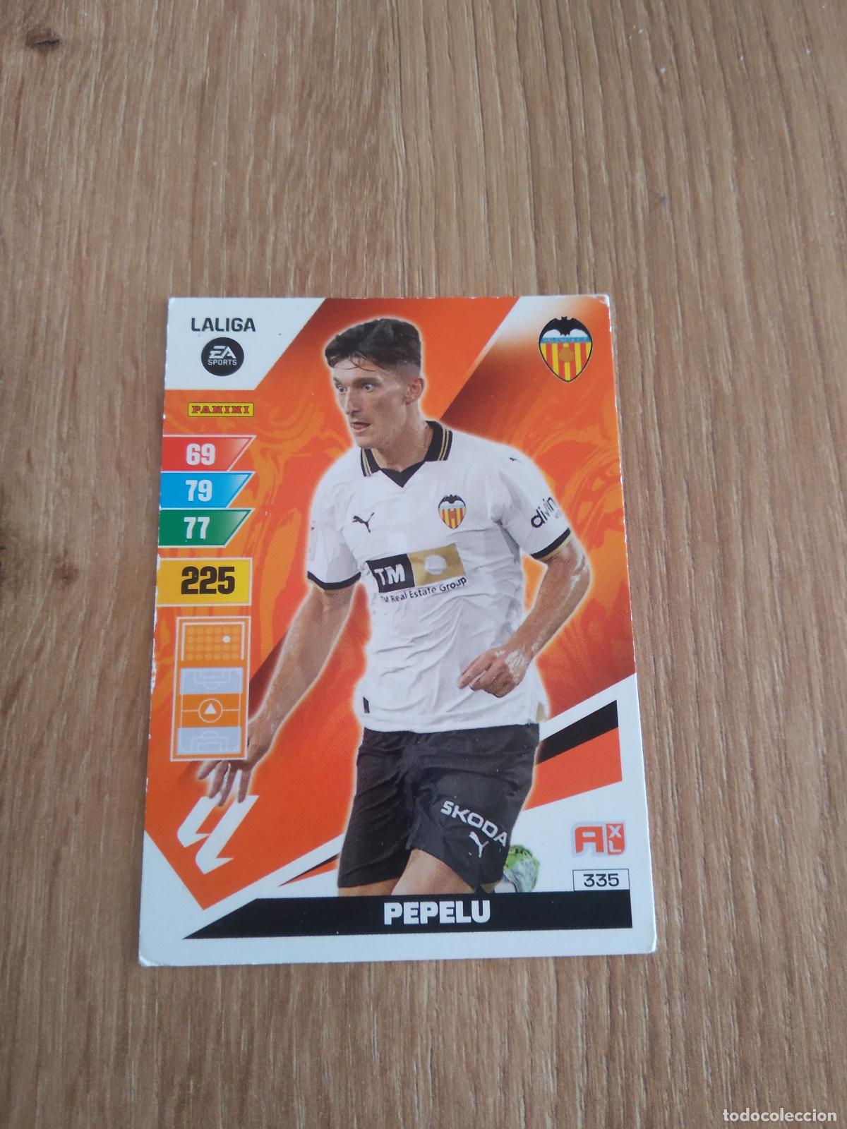 Cromos de F&uacute;tbol: 335 PEPELU VALENCIA CROMO FUTBOL PANINI LIGA 23-24 ADRENALYN 2023-2024