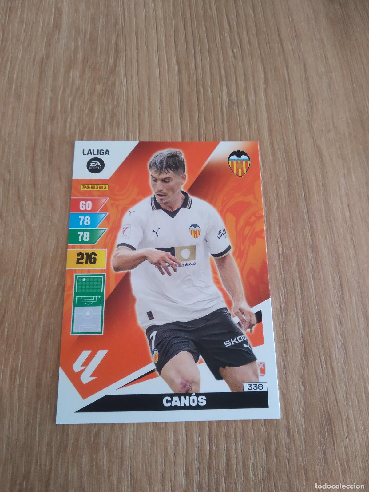 Cromos de F&uacute;tbol: 338 SERGI CANOS VALENCIA CROMO FUTBOL PANINI LIGA 23-24 ADRENALYN 2023-2024