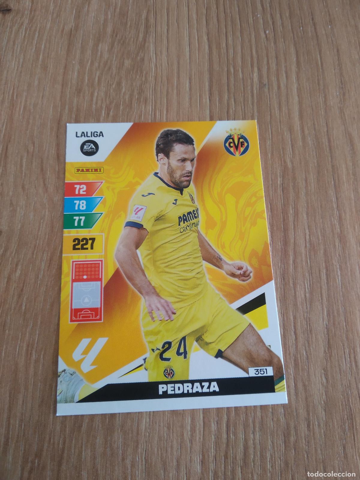 Cromos de F&uacute;tbol: 351 PEDRAZA VILLARREAL CROMO FUTBOL PANINI LIGA 23-24 ADRENALYN 2023-2024