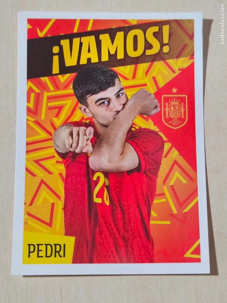 Cromos de F&uacute;tbol: CROMO N&ordm; 30 PEDRI - LOS IDOLOS DE LA ROJA - PANINI - CARREFOUR - NUEVO SIN PEGAR