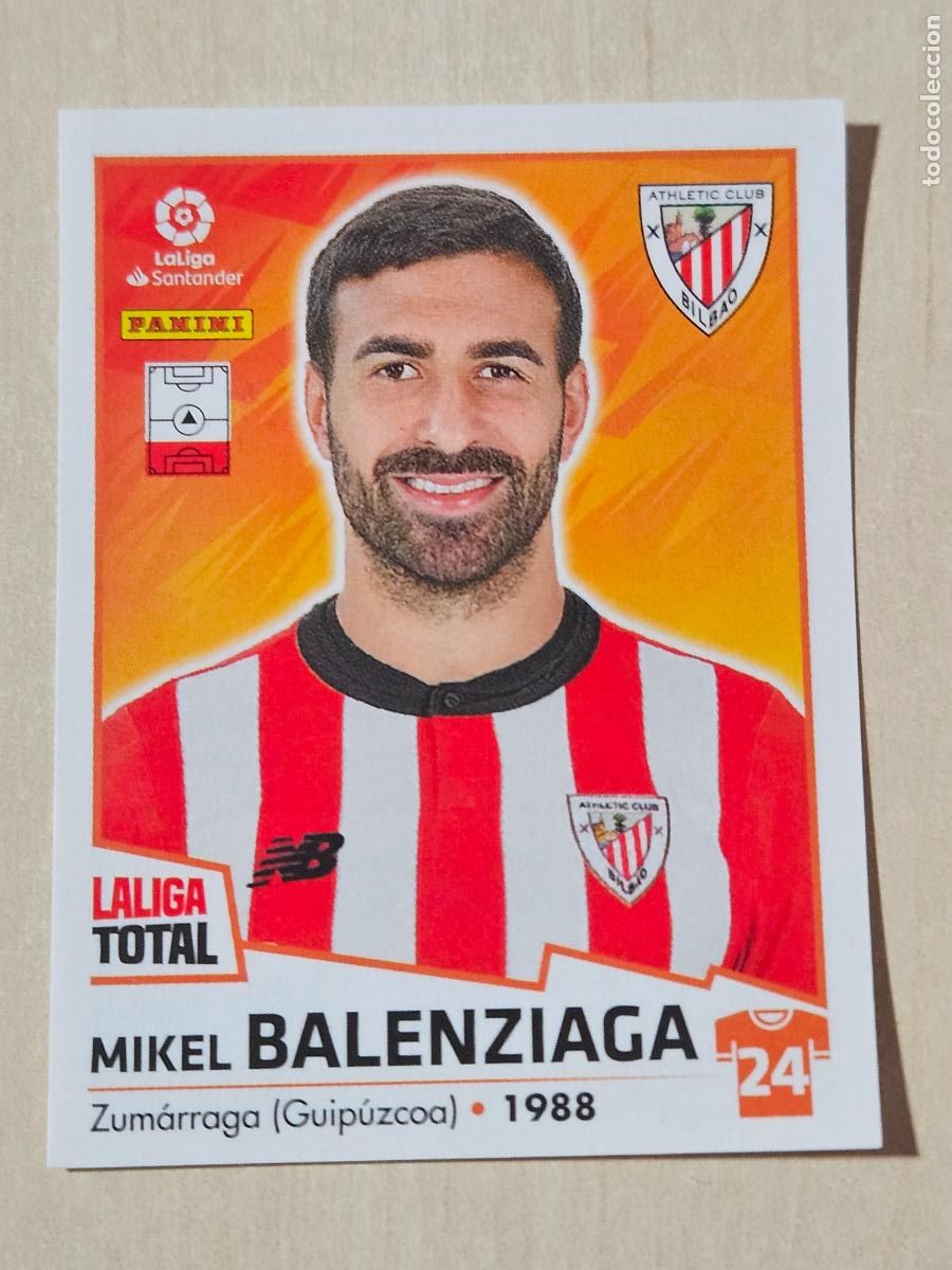 Cromos de F&uacute;tbol: CROMO N&ordm; 33 BALENZIAGA - ATHLETIC DE BILBAO - LA LIGA TOTAL 2022-2023 PANINI 22-23 - SIN PEGAR