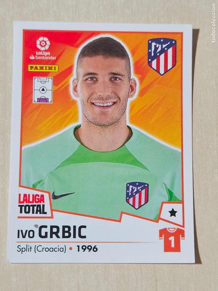 Football Stickers: CROMO N&ordm; 48 GRBIC - ATLETICO DE MADRID - LA LIGA TOTAL 2022-2023 PANINI 22-23 - SIN PEGAR