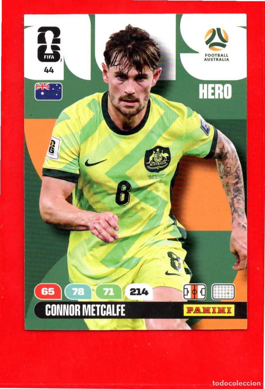 Cromos de F&uacute;tbol: 44 Connor Metcalfe - Australia - World Cup Mundial 2026