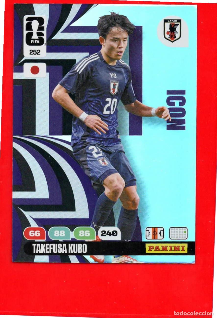 Fu&szlig;ball-Sticker: 252 Takefusa Kubo - Jap&oacute;n - Icon - World Cup Mundial 2026