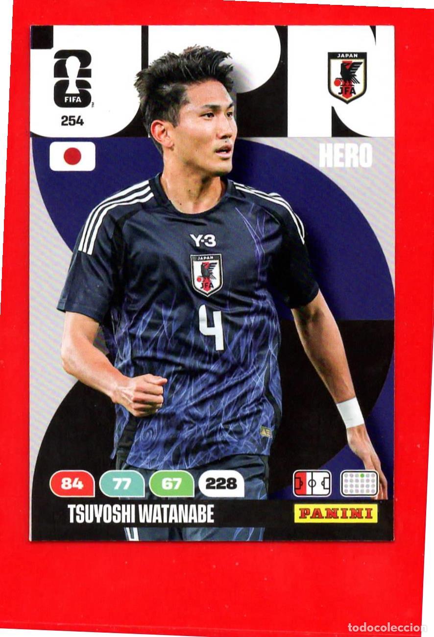 Fu&szlig;ball-Sticker: 254 Tsuvoshi Watanabe - Jap&oacute;n - World Cup Mundial 2026