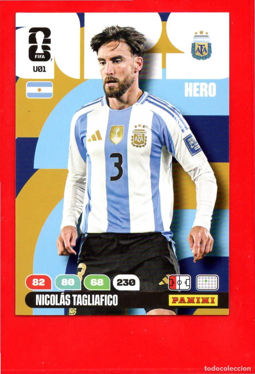 Fu&szlig;ball-Sticker: U01 Nicol&aacute;s Tagliafico - Argentina - Update Set - World Cup Mundial 2026