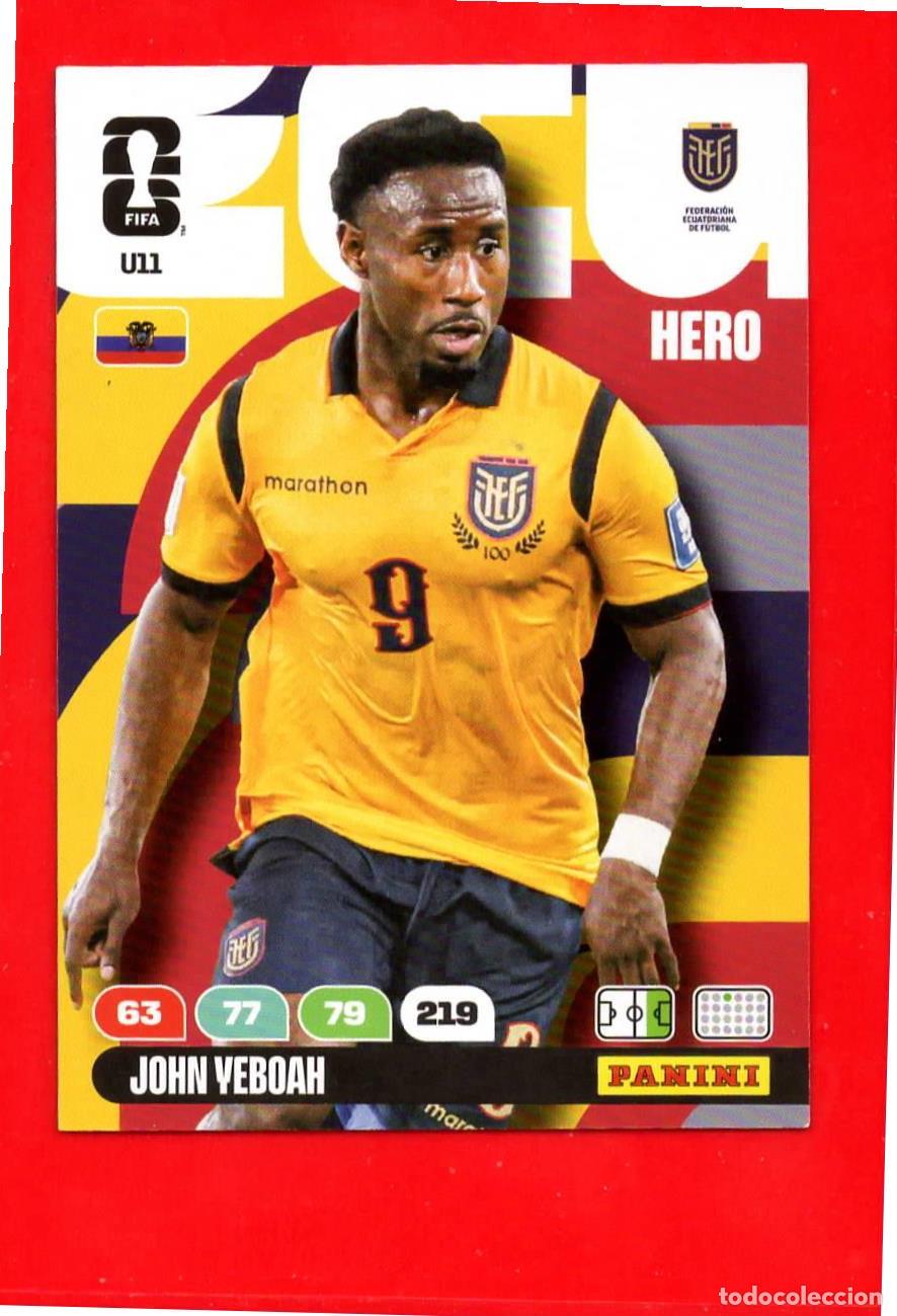 Fu&szlig;ball-Sticker: U11 John Yeboah - Ecuador - Update Set - World Cup Mundial 2026