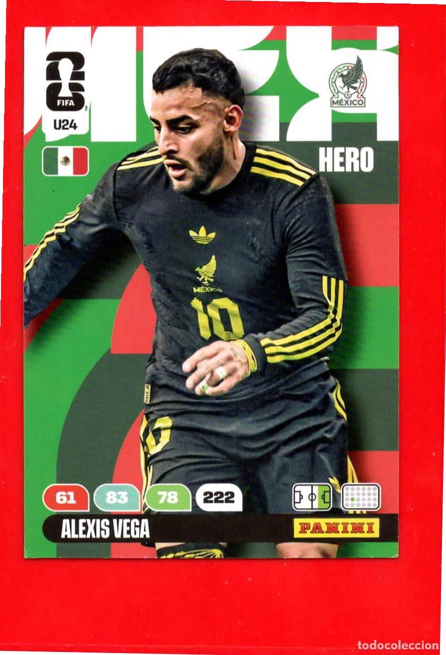 Football Stickers: U24 Alexis Vega - M&eacute;xico - Update Set - World Cup Mundial 2026