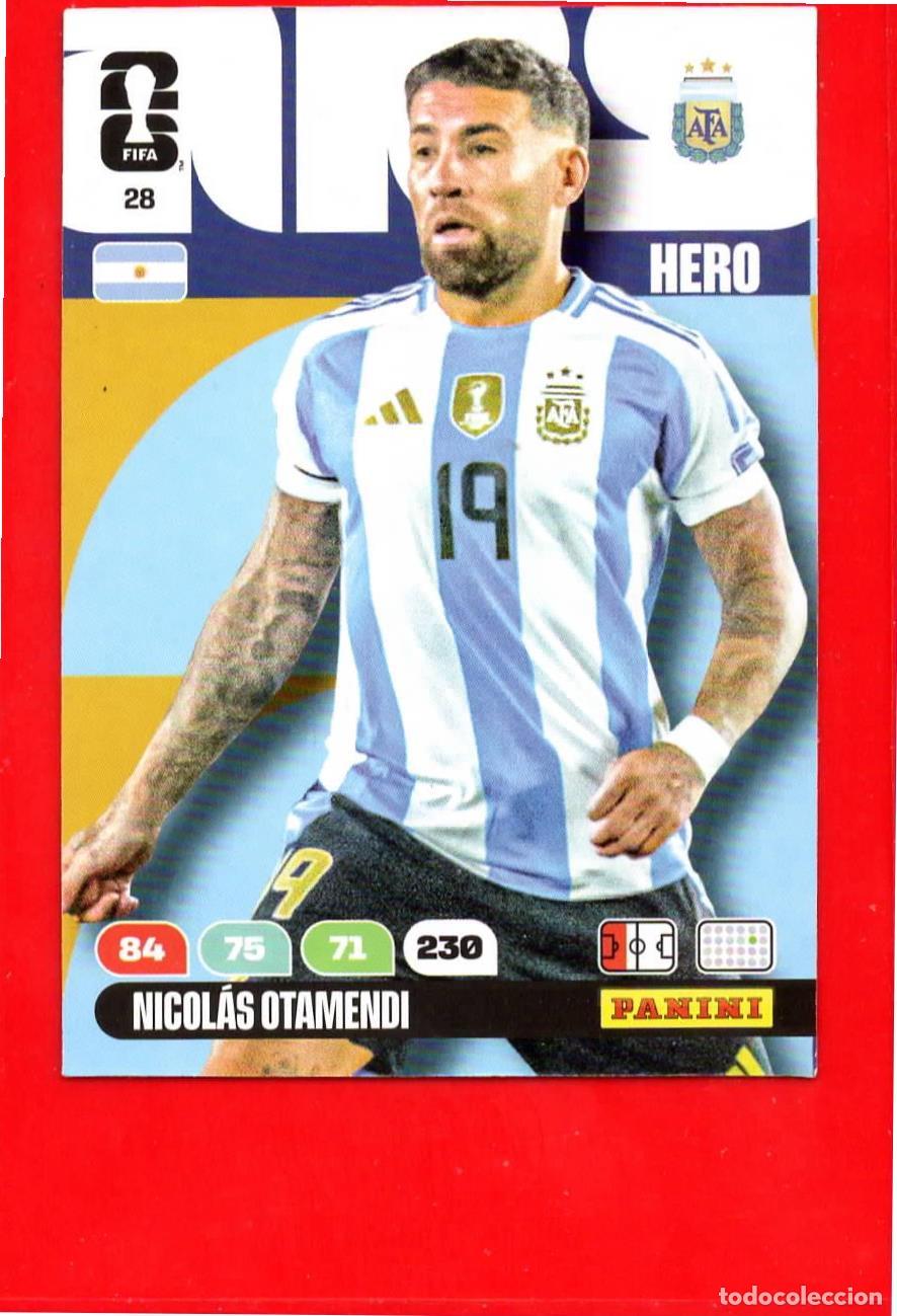 Football Stickers: 28 Nicolas Otamendi - Argentina - World Cup Mundial 2026