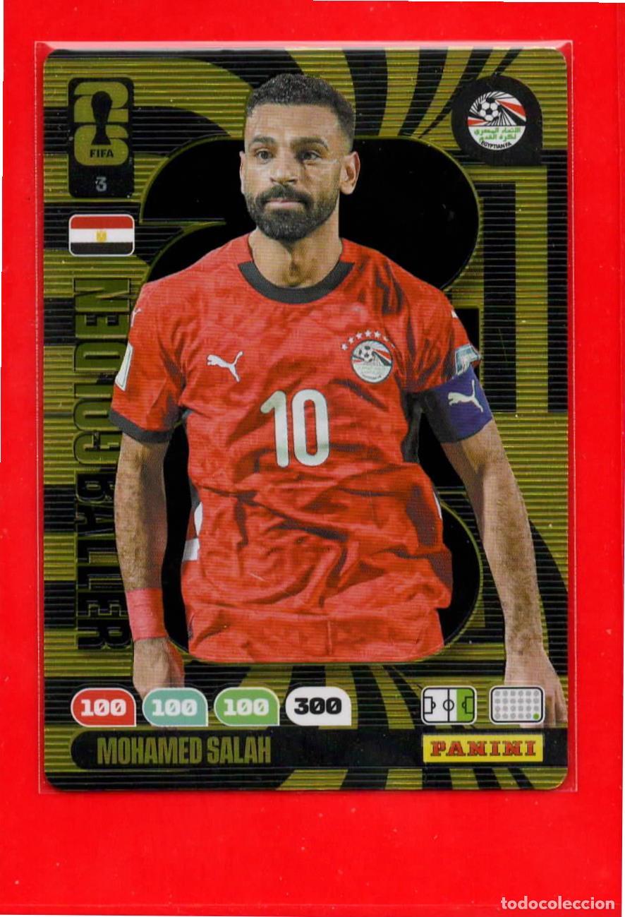 Football Stickers: 3 Mohamed Salah - Egipto - Golden Baller - World Cup Mundial 2026