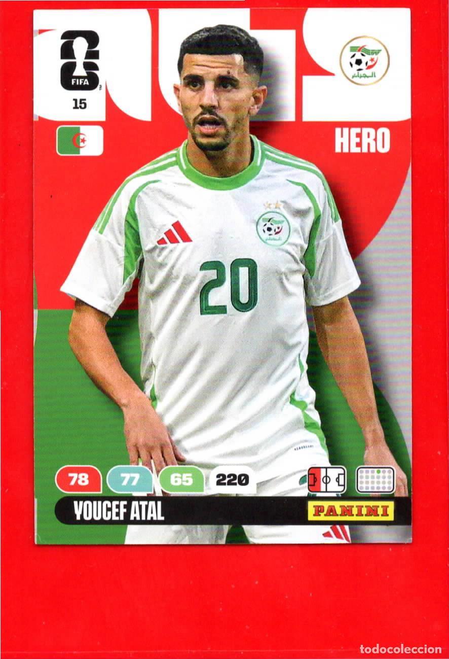 Football Stickers: 15 Yousef Atal - Argelia - World Cup Mundial 2026