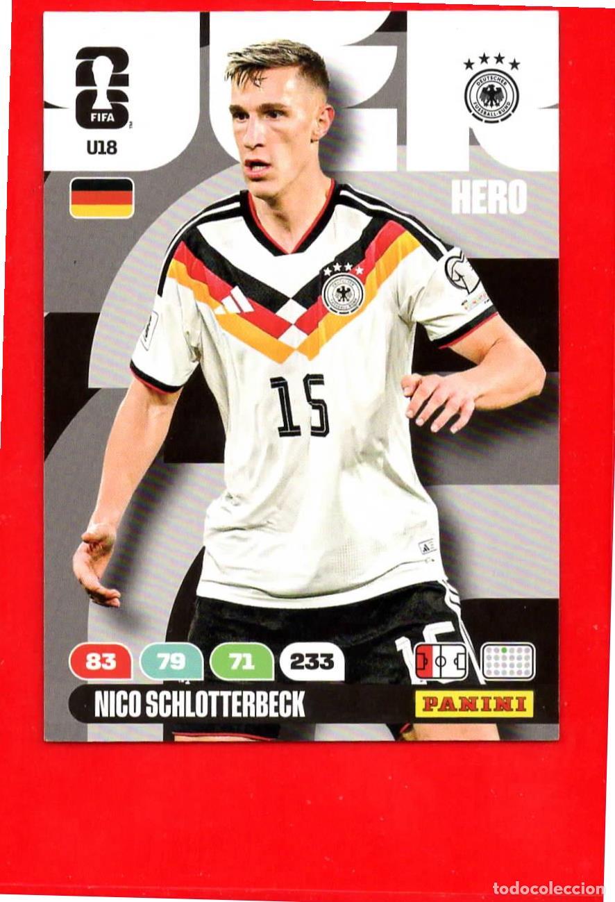 Football Stickers: U18 Nico Schlotterbeck - Alemania - Update Set - World Cup Mundial 2026