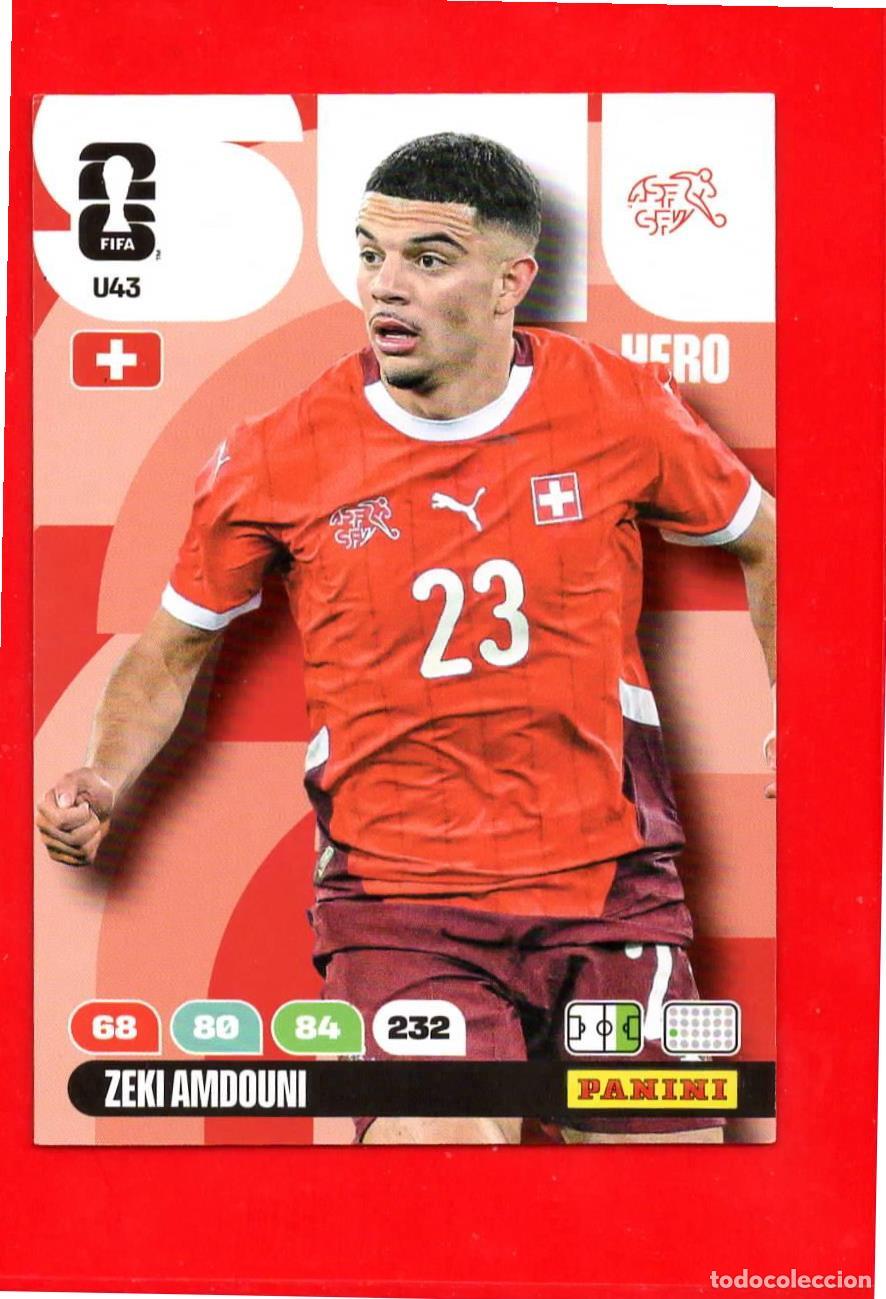 Football Stickers: U43 Zeki Amdouni - Suiza - Update Set - World Cup Mundial 2026