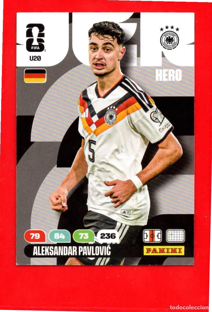 Football Stickers: U20 Aleksander Pavlovic - Alemania - Update Set - World Cup Mundial 2026