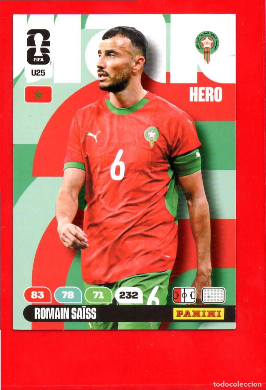 Football Stickers: U25 Romain Sa&iuml;ss - Marruecos - Update Set - World Cup Mundial 2026
