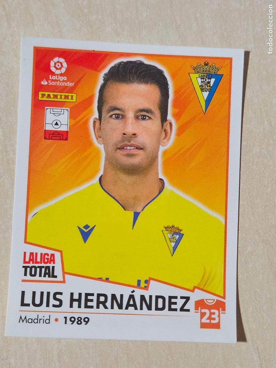 Cromos de Futebol: CROMO N&ordm; 116 LUIS HERNANDEZ - CADIZ - LA LIGA TOTAL 2022-2023 PANINI 22-23 - SIN PEGAR