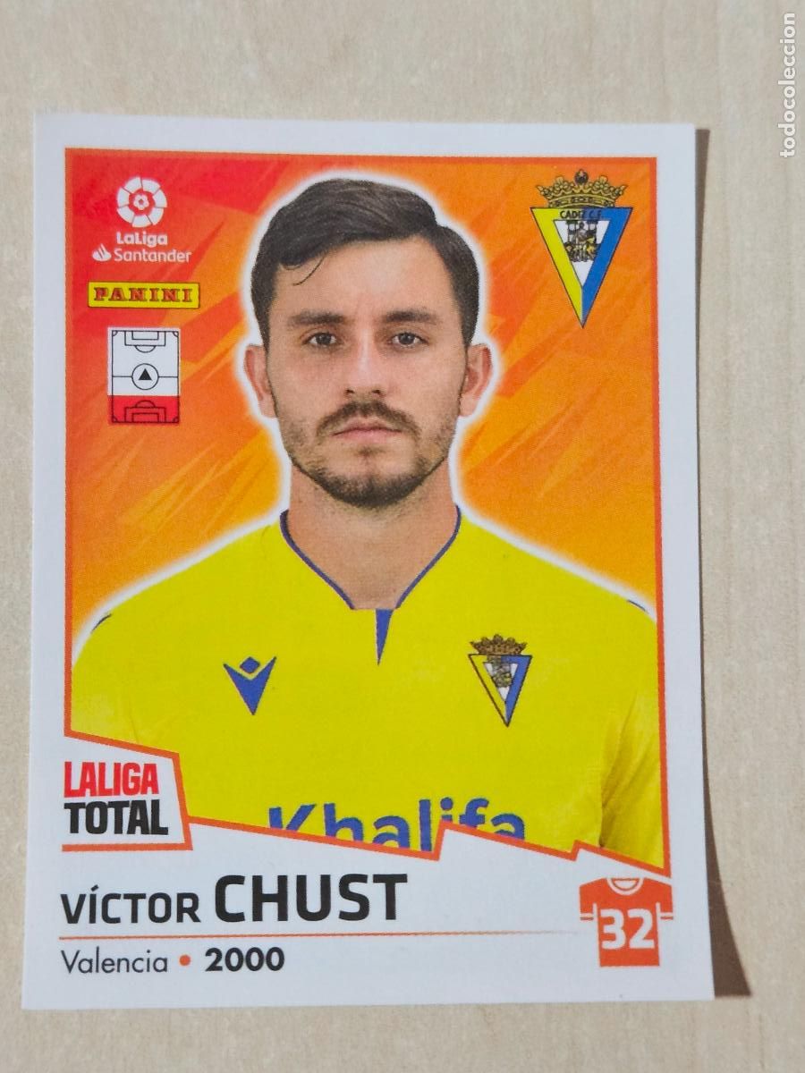 Cromos de F&uacute;tbol: CROMO N&ordm; 118 VICTOR CHUST - CADIZ - LA LIGA TOTAL 2022-2023 PANINI 22-23 - SIN PEGAR