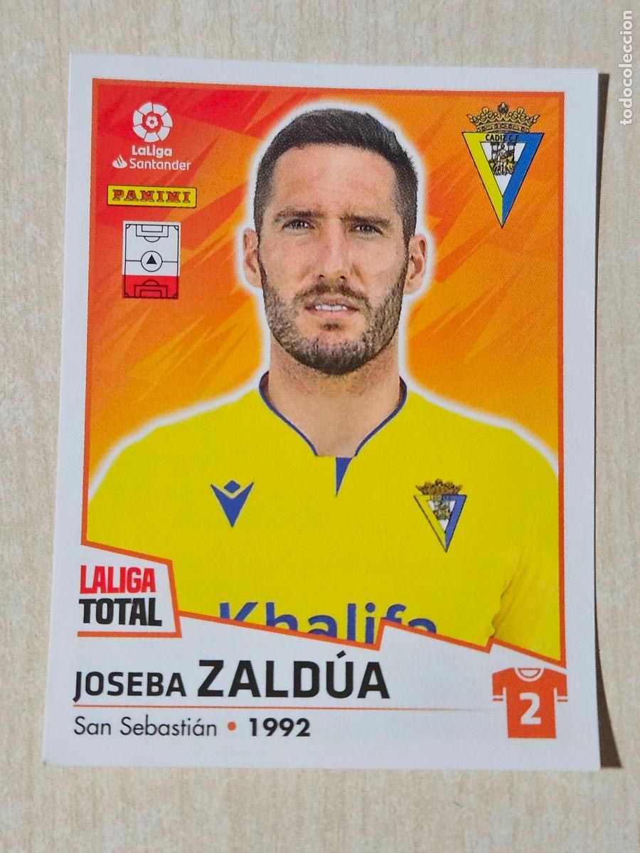 Cromos de F&uacute;tbol: CROMO N&ordm; 120 ZALDUA - CADIZ - LA LIGA TOTAL 2022-2023 PANINI 22-23 - SIN PEGAR