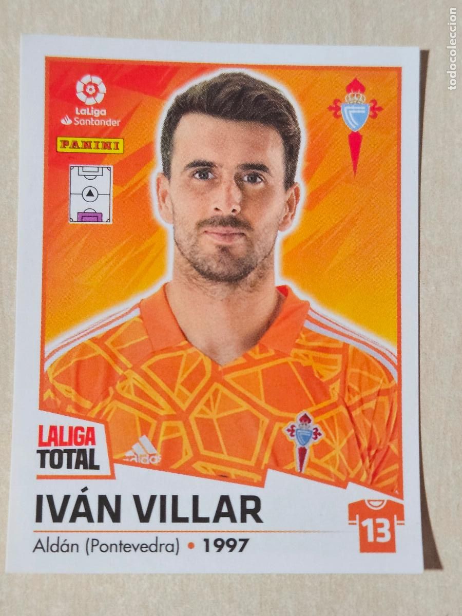 Cromos de F&uacute;tbol: CROMO N&ordm; 136 IVAN VILLAR - REAL CELTA - LA LIGA TOTAL 2022-2023 PANINI 22-23 - SIN PEGAR