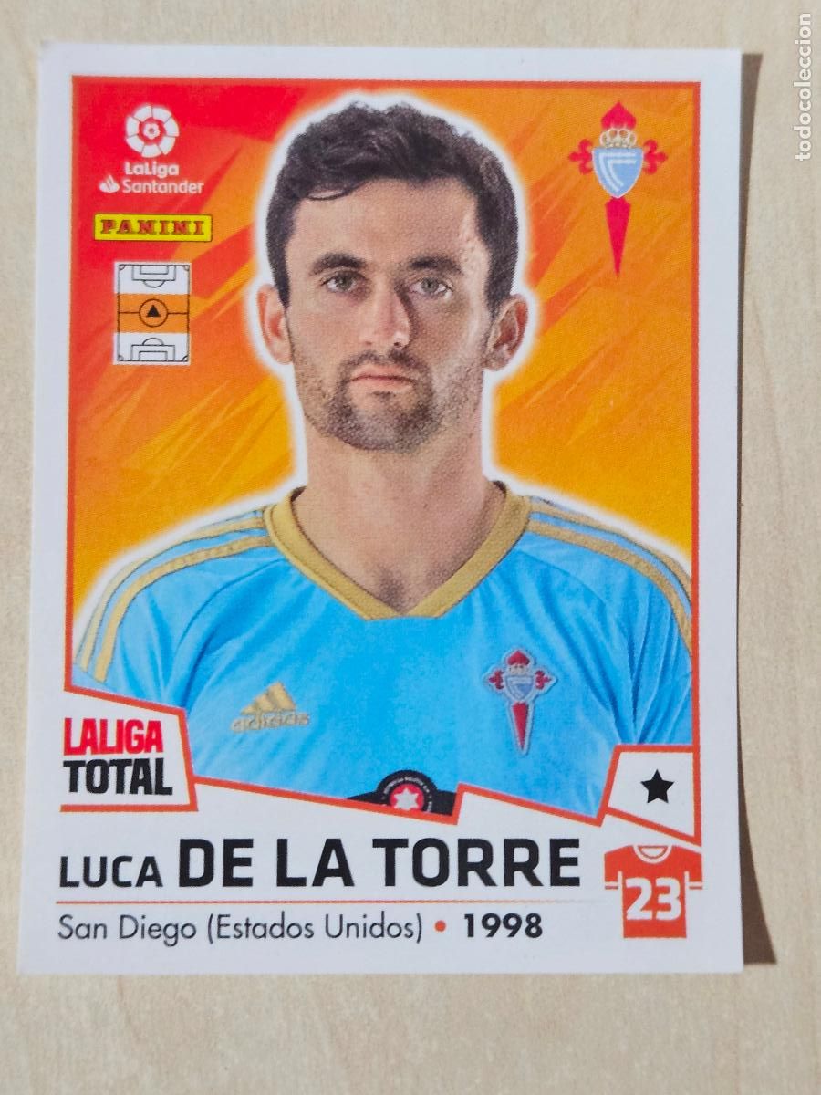Cromos de Futebol: CROMO N&ordm; 148 DE LA TORRE - REAL CELTA - LA LIGA TOTAL 2022-2023 PANINI 22-23 - SIN PEGAR