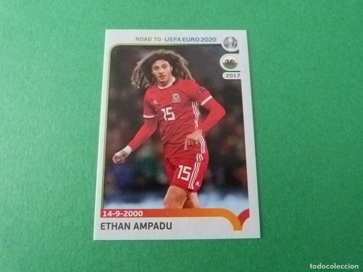Cromos de Futebol: CROMO FUTBOL ETHAN AMPADU GALES SIN PEGAR N&ordm; 446 ROAD TO EURO EUROCOPA 2020 PANINI