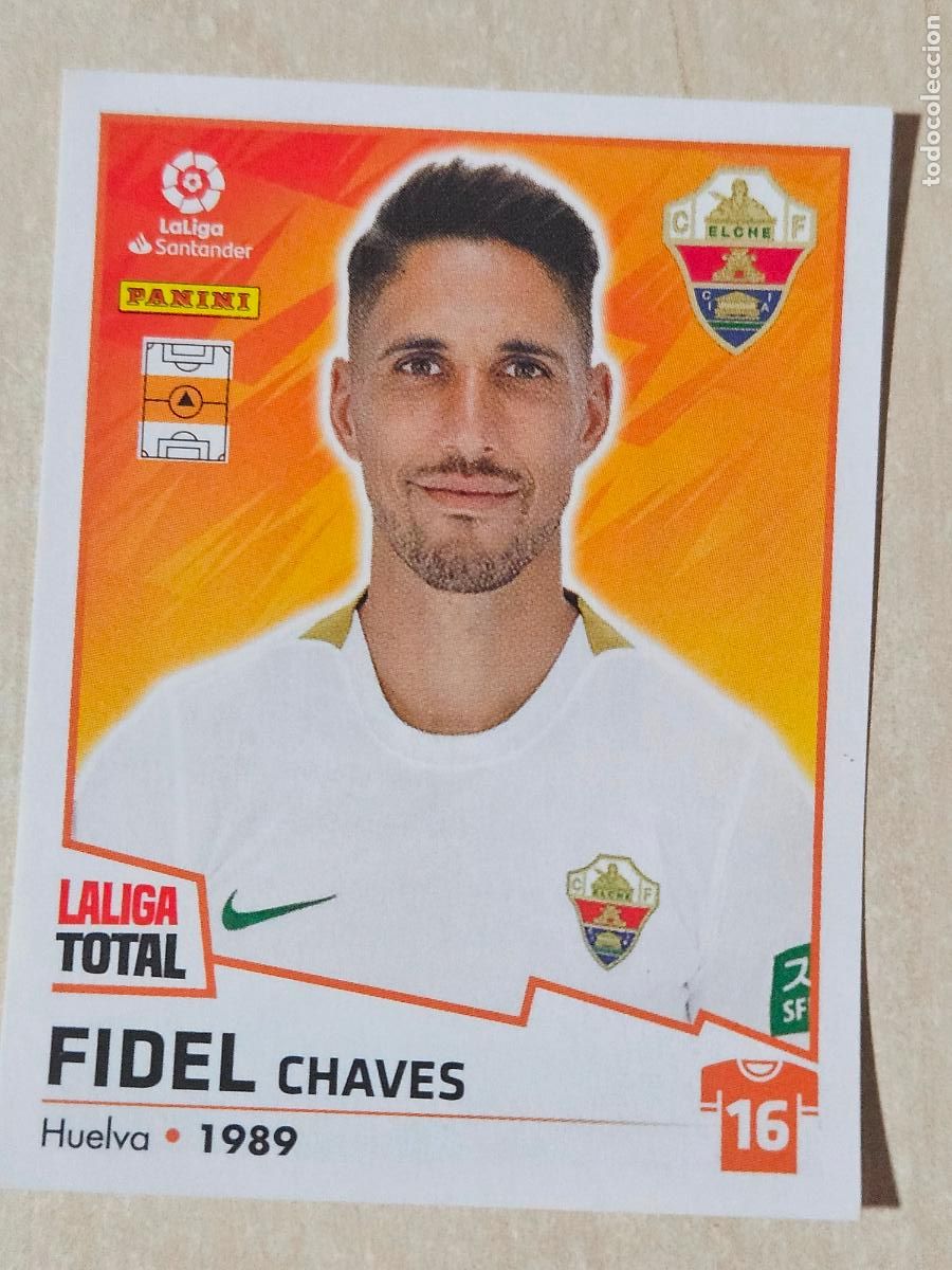 Cromos de Futebol: CROMO N&ordm; 173 FIDEL - ELCHE - LA LIGA TOTAL 2022-2023 PANINI 22-23 - SIN PEGAR