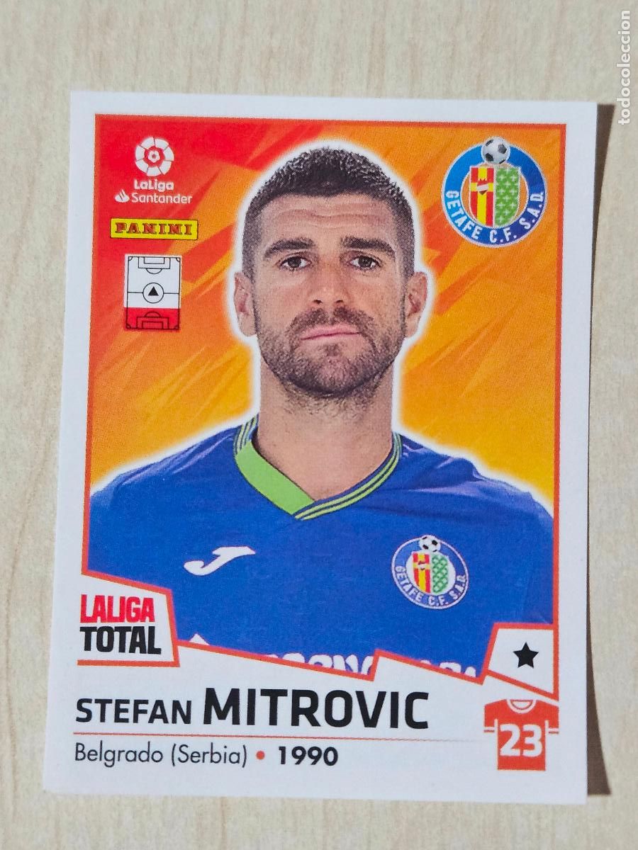 Cromos de Futebol: CROMO N&ordm; 207 MITROVIC - GETAFE - LA LIGA TOTAL 2022-2023 PANINI 22-23 - SIN PEGAR