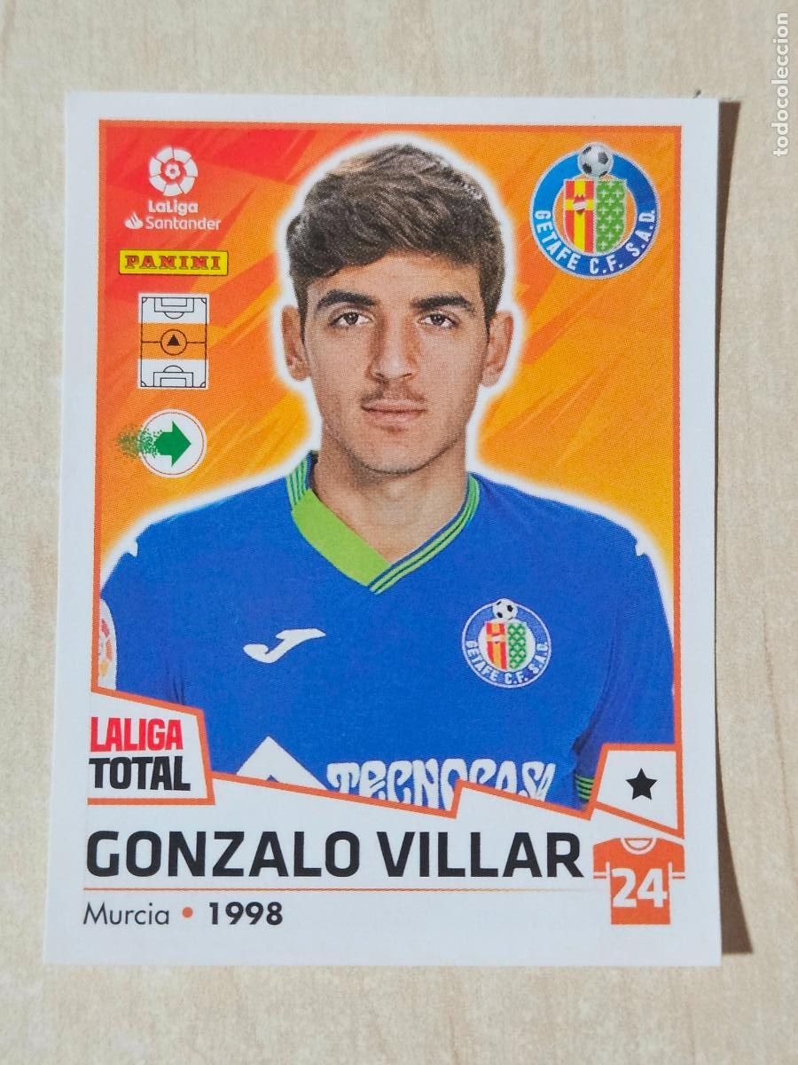 Cromos de Futebol: CROMO N&ordm; 216 GONZALO VILLAR - GETAFE - LA LIGA TOTAL 2022-2023 PANINI 22-23 - SIN PEGAR