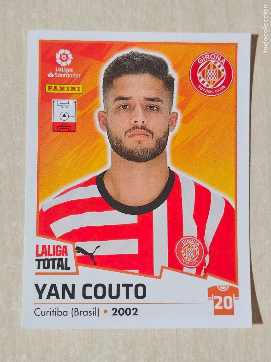 Cromos de Futebol: CROMO N&ordm; 230 YAN COUTO - GIRONA - LA LIGA TOTAL 2022-2023 PANINI 22-23 - SIN PEGAR