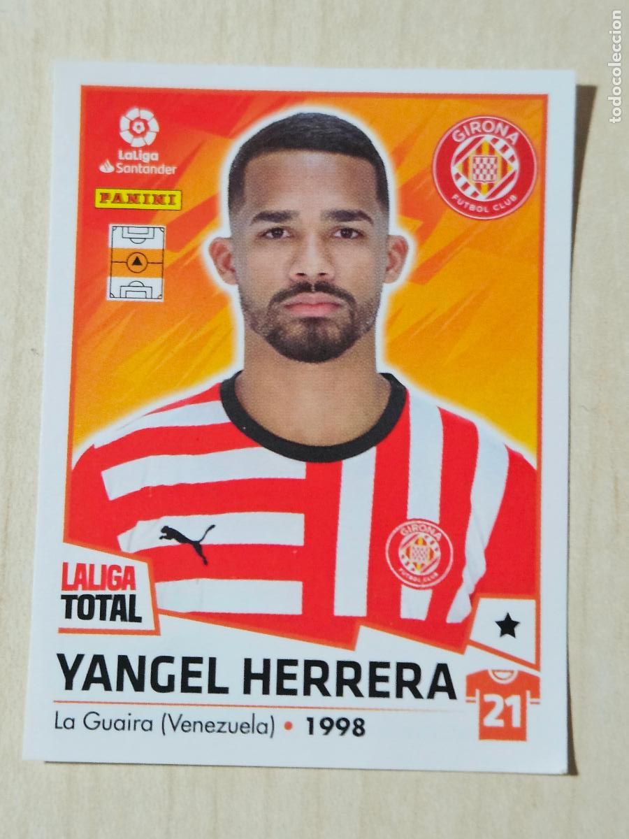 Cromos de Futebol: CROMO N&ordm; 235 YANGEL HERRERA - GIRONA - LA LIGA TOTAL 2022-2023 PANINI 22-23 - SIN PEGAR