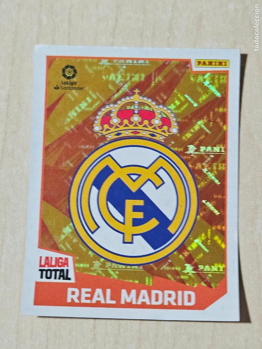 Cromos de F&uacute;tbol: CROMO N&ordm; 244 ESCUDO - REAL MADRID - LA LIGA TOTAL 2022-2023 PANINI 22-23 - SIN PEGAR