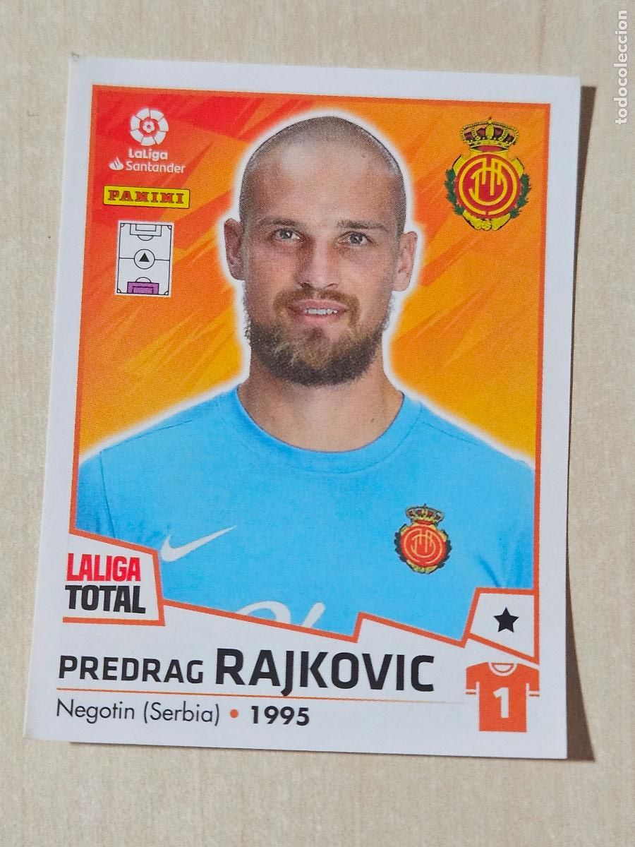 Cromos de F&uacute;tbol: CROMO N&ordm; 267 RAJKOVIC - MALLORCA - LA LIGA TOTAL 2022-2023 PANINI 22-23 - SIN PEGAR