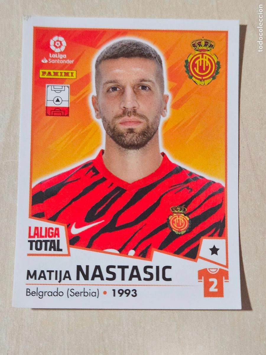 Cromos de F&uacute;tbol: CROMO N&ordm; 275 NASTASIC - MALLORCA - LA LIGA TOTAL 2022-2023 PANINI 22-23 - SIN PEGAR