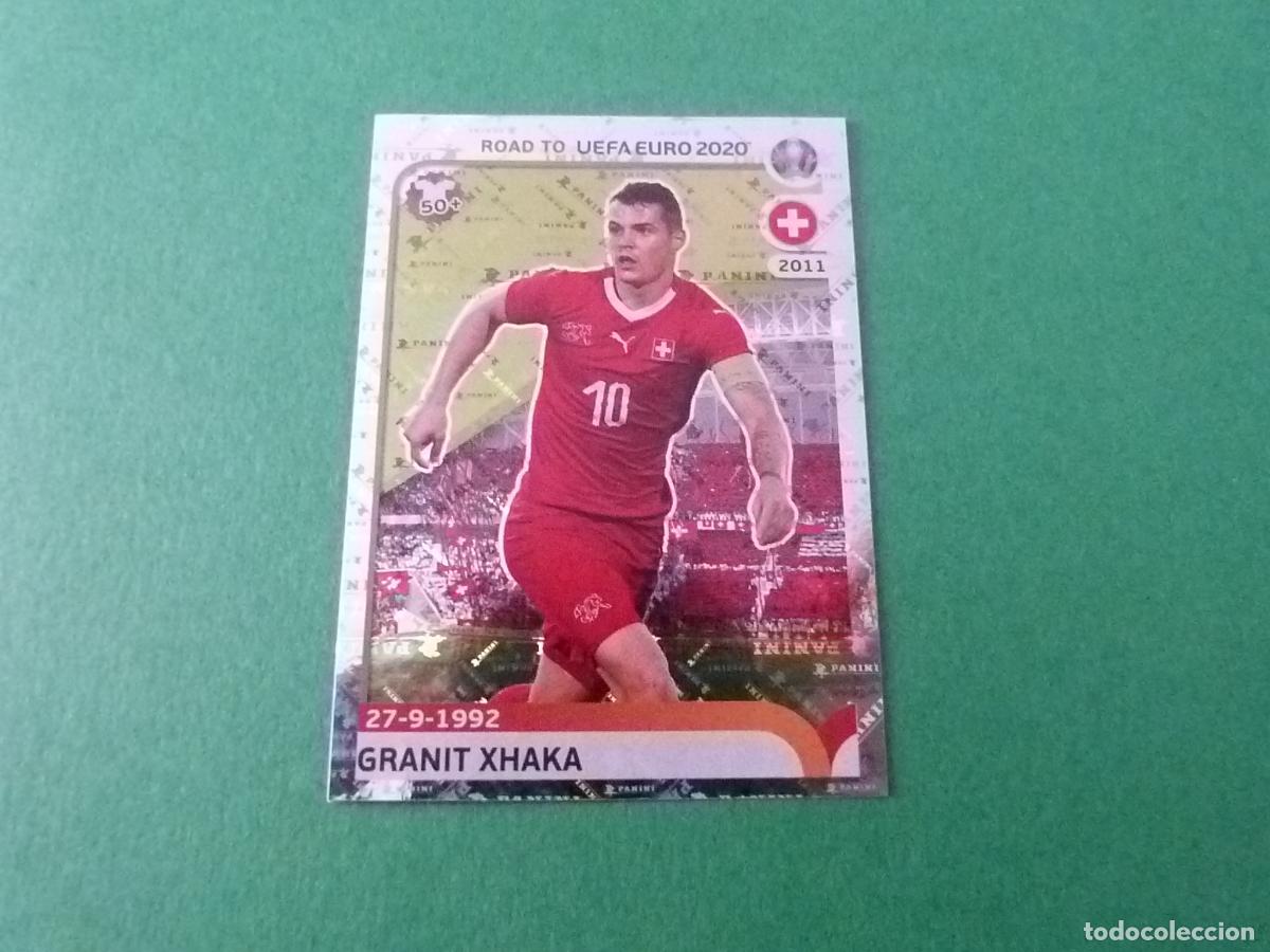 Cromos de F&uacute;tbol: CROMO FUTBOL GRANIT XHAKA SUIZA SIN PEGAR N&ordm; 386 ROAD TO EURO EUROCOPA 2020 PANINI