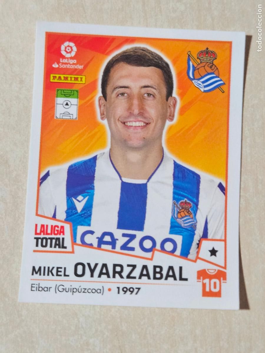 Cromos de F&uacute;tbol: CROMO N&ordm; 350 OYARZABAL - REAL SOCIEDAD - LA LIGA TOTAL 2022-2023 PANINI 22-23 - SIN PEGAR