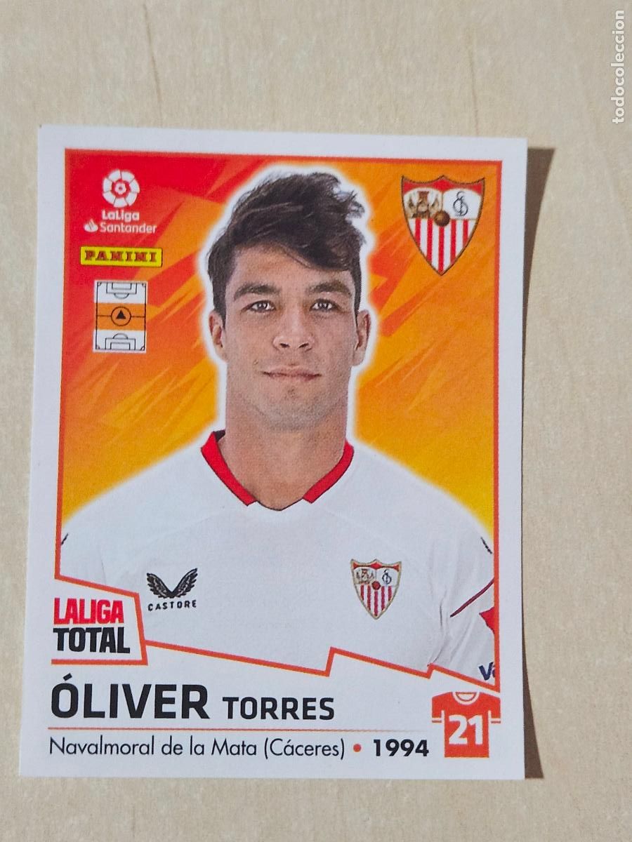 Cromos de F&uacute;tbol: CROMO N&ordm; 369 OLIVER TORRES - SEVILLA - LA LIGA TOTAL 2022-2023 PANINI 22-23 - SIN PEGAR