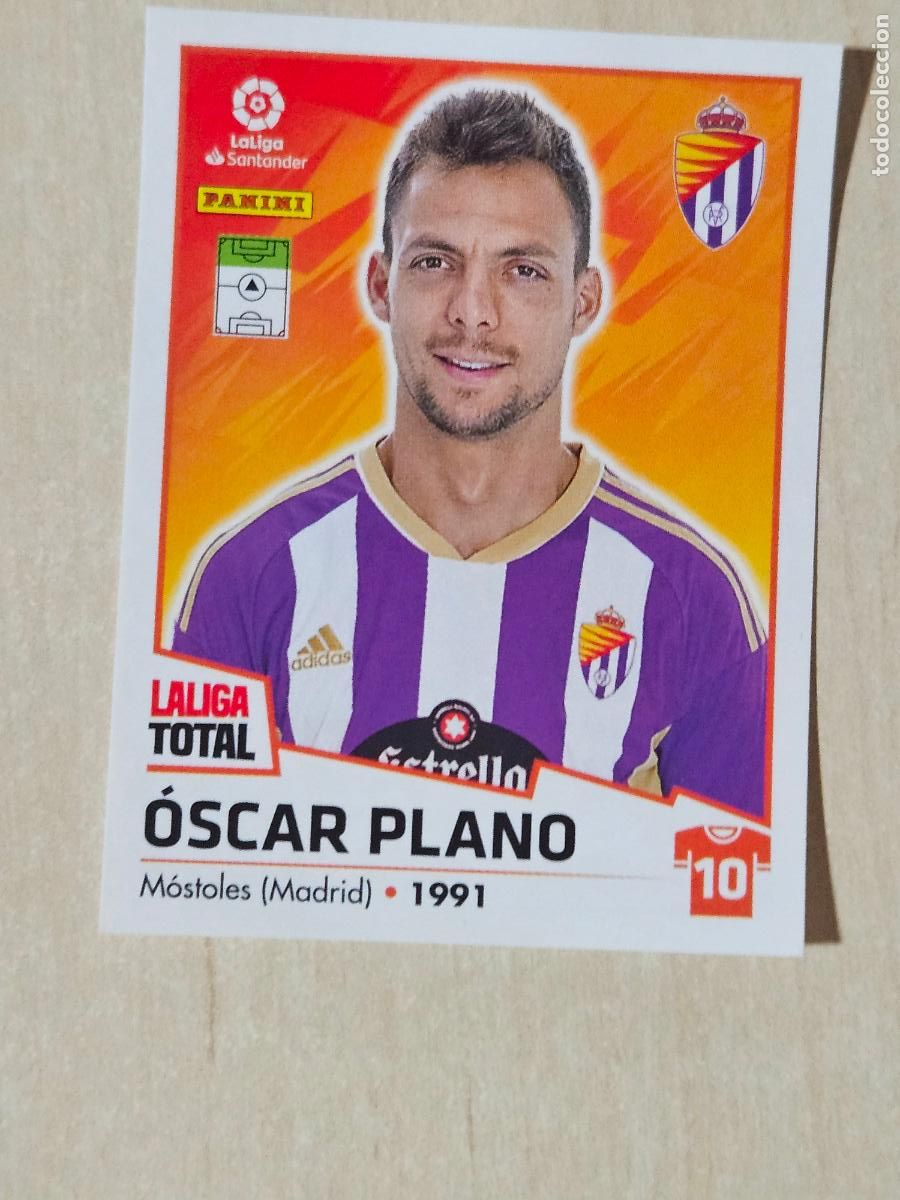 Cromos de F&uacute;tbol: CROMO N&ordm; 419 OSCAR PLANO - REAL VALLADOLID - LA LIGA TOTAL 2022-2023 PANINI 22-23 - SIN PEGAR
