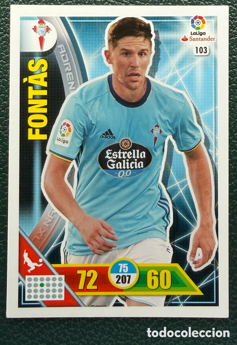 Cartes &agrave; collectionner de Football: 103 FONTAS CELTA DE VIGO FICHAS ALBUM ADRENALYN XL 2016 2017 16 17
