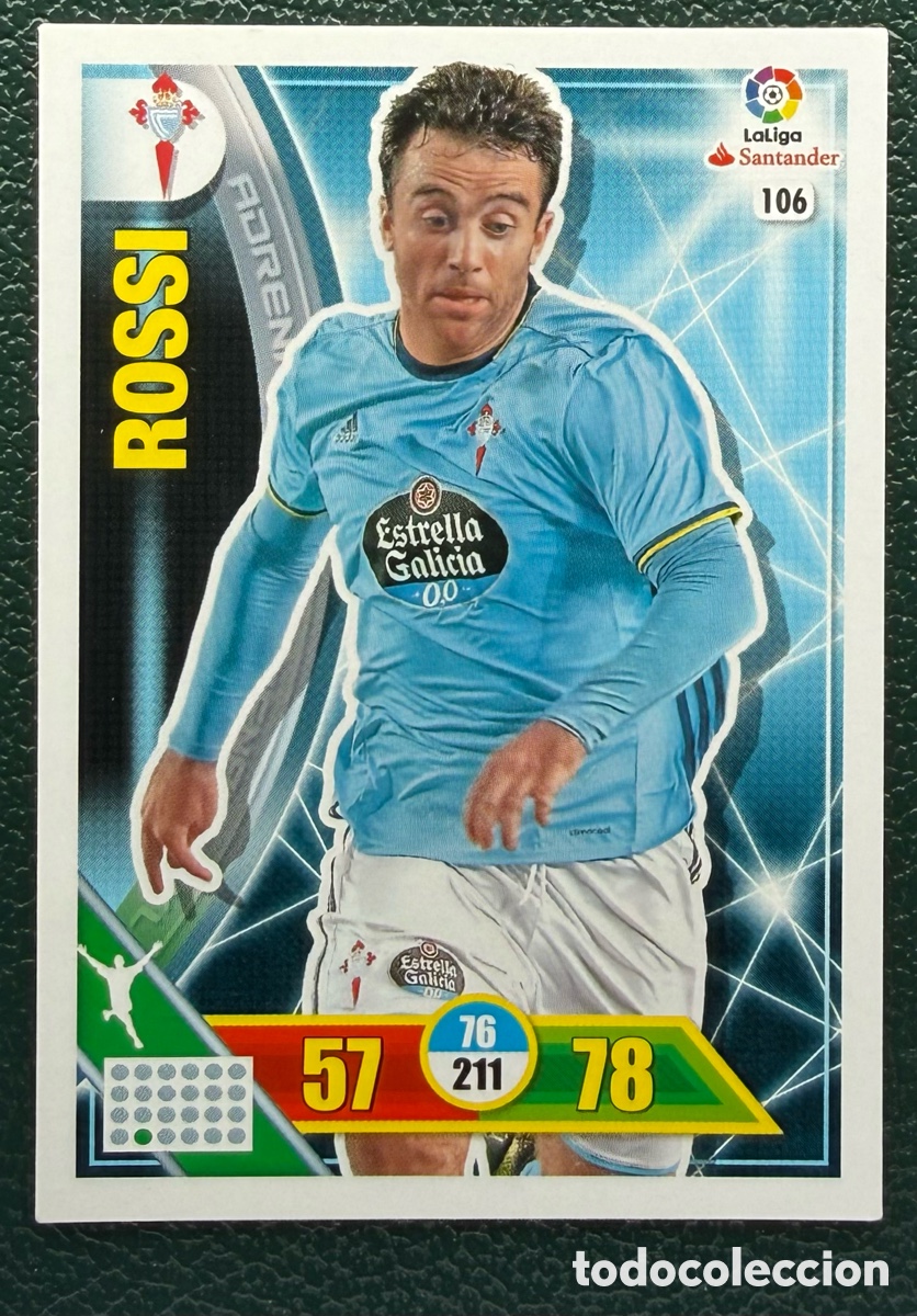 Cromos de Futebol: 106 ROSSI CELTA DE VIGO FICHAS ALBUM ADRENALYN XL 2016 2017 16 17