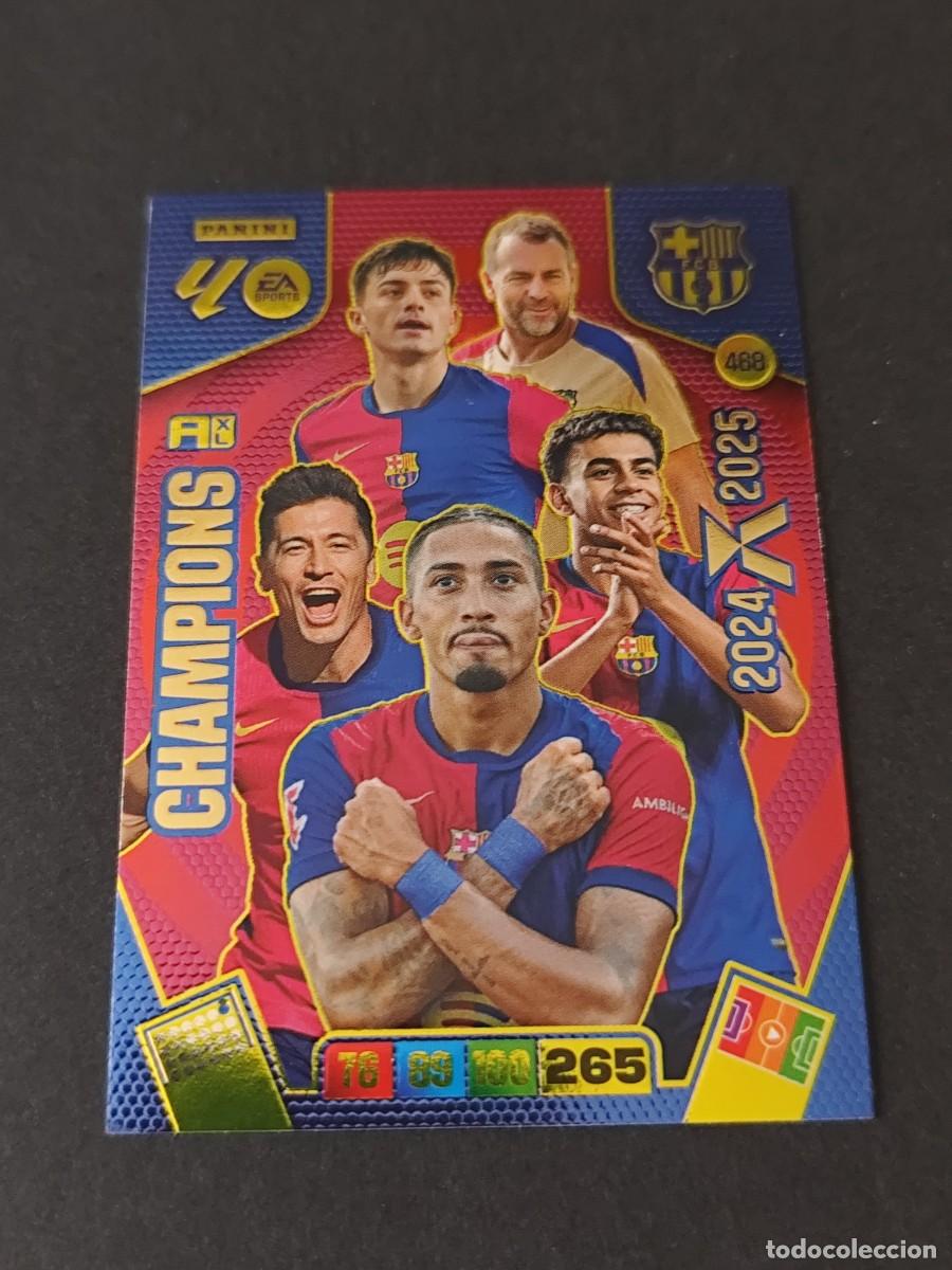 Fu&szlig;ball-Sticker: 468 CARD CHAMPIONS BARCELONA BAR&Ccedil;A ADRENALYN 2025 2026 25 26