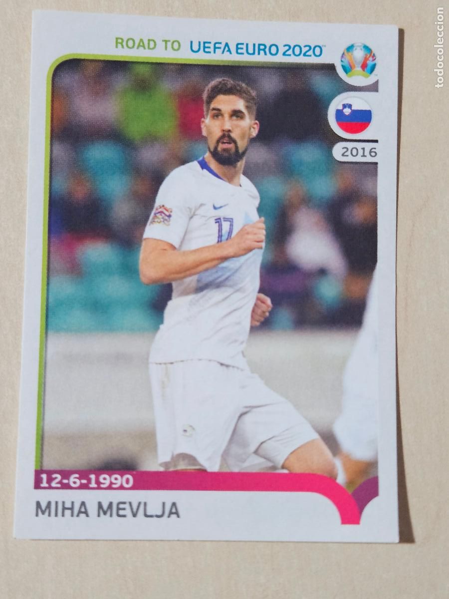 Cromos de F&uacute;tbol: CROMO N&ordm; 341 MIHA MEVLJA - ROAD TO UEFA EURO 2020 - PANINI - SIN PEGAR