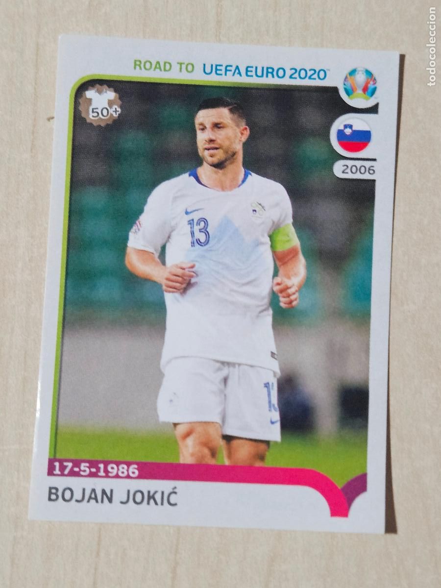 Cromos de F&uacute;tbol: CROMO N&ordm; 342 BOJAN JOKIC - ROAD TO UEFA EURO 2020 - PANINI - SIN PEGAR