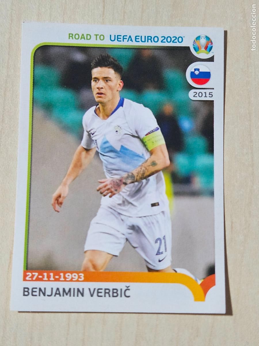 Football Stickers: CROMO N&ordm; 350 BENJAMIN VERBIC - ROAD TO UEFA EURO 2020 - PANINI - SIN PEGAR