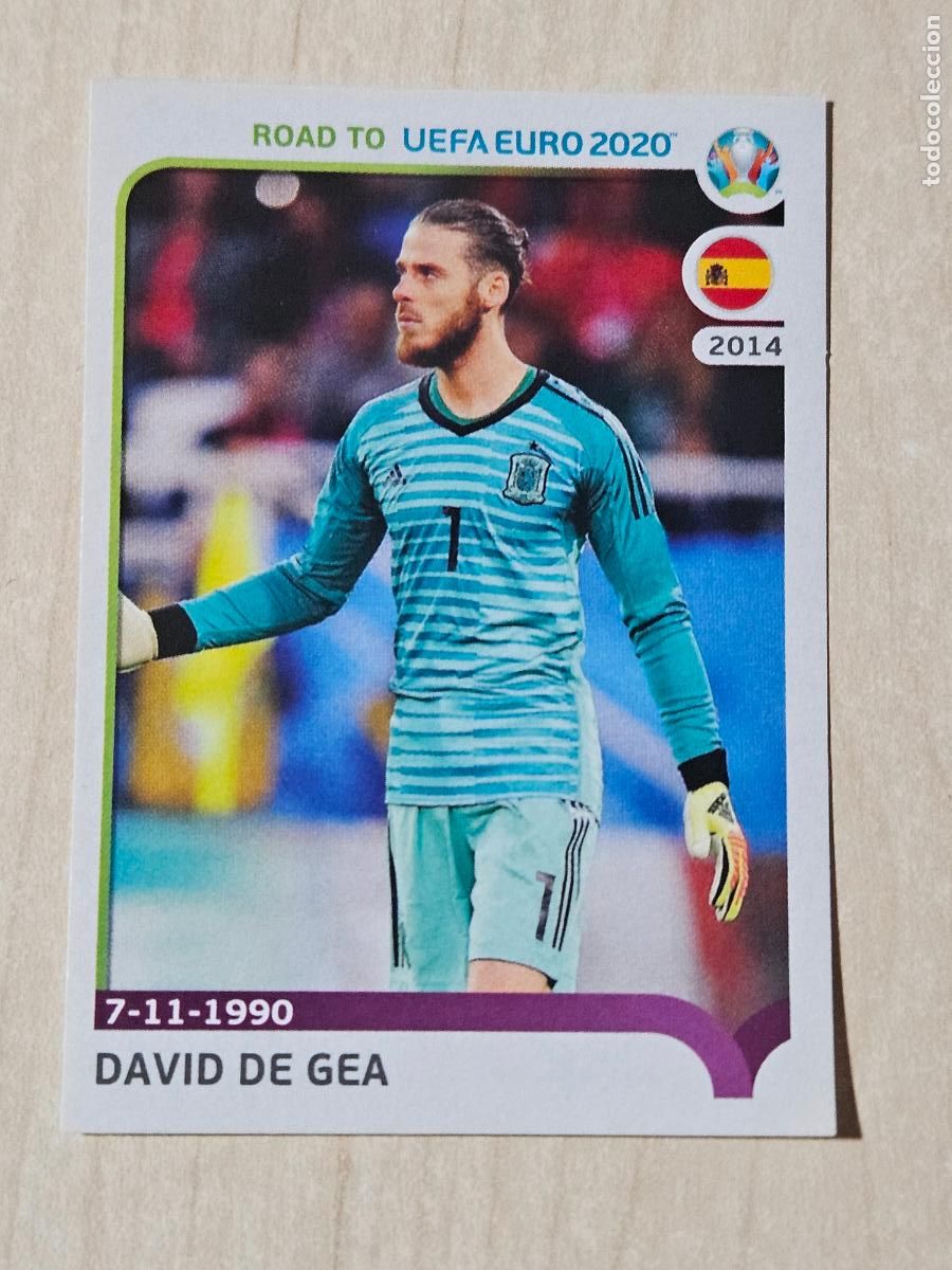Cromos de F&uacute;tbol: CROMO N&ordm; 355 DAVID DE GEA - ROAD TO UEFA EURO 2020 - PANINI - SIN PEGAR