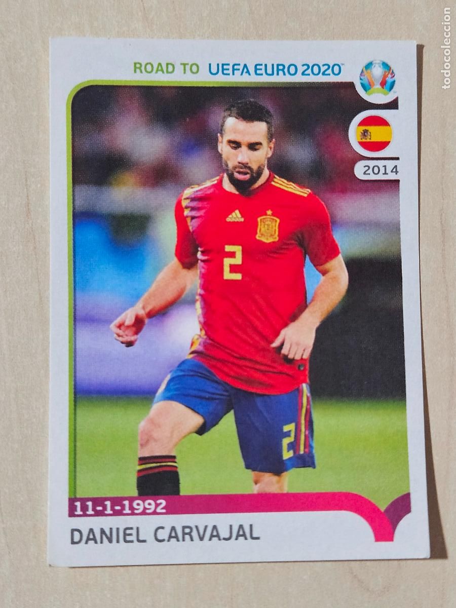 Cromos de Futebol: CROMO N&ordm; 359 DANIEL CARVAJAL - ROAD TO UEFA EURO 2020 - PANINI - SIN PEGAR